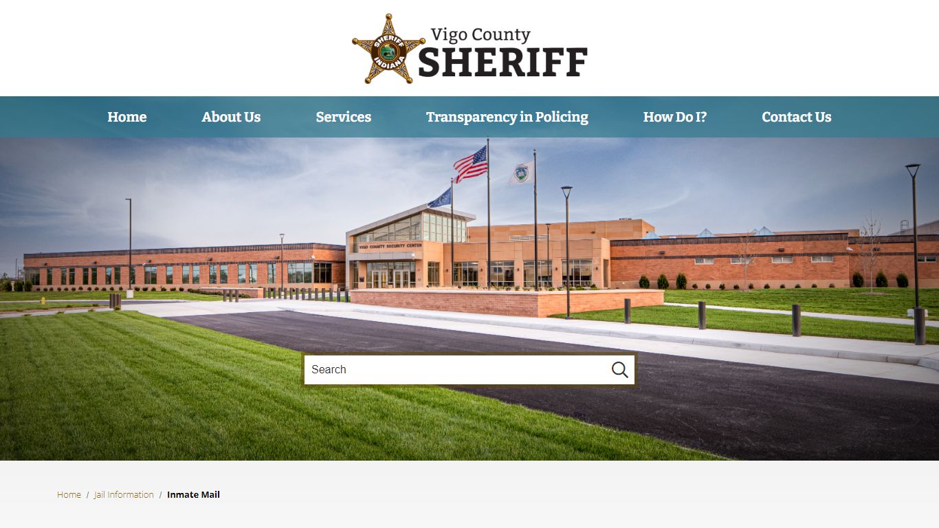 Inmate Mail / Vigo County Sheriff's Office
